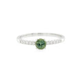 9ct White Gold Parti Sapphire & Diamond Dress Ring