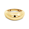 9ct Yellow Gold Domed Dress Ring