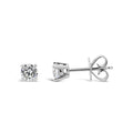 9ct White Gold 0.14ct Diamond Stud Earrings