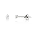 9ct White Gold Australian Diamond Stud Earrings