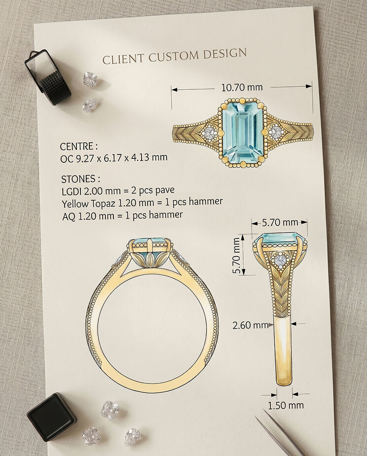 Bespoke engagement ring