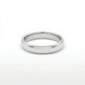 9ct White Gold Barrel Ladies Wedding Ring