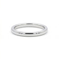 Ladies Platinum Plain Wedding Ring