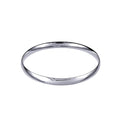 Sterling Silver Solid Comfort Fit Bangle