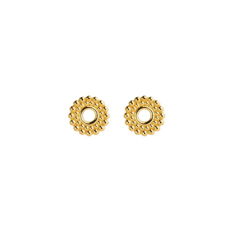 Najo Nectare Yellow Gold Stud Earrings