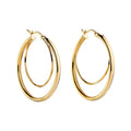 Najo Whirlpool Hoop Earrings