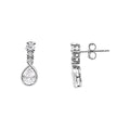 Sterling Silver Cubic Zirconia Drop Earrings