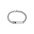 Stainless Steel Medical ID Bracelet
