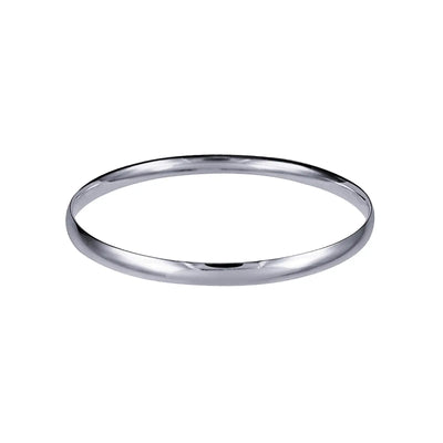 Sterling Silver 5.5 x 70mm Comfort Fit Bangle