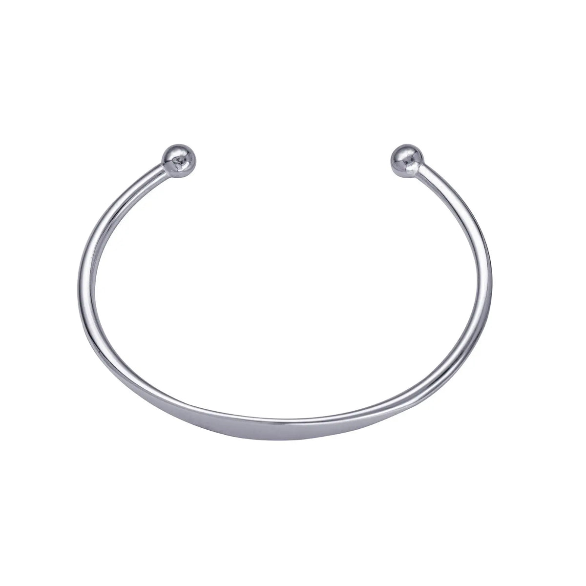 Sterling Silver Childs Surf Cuff Bangle