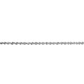 Sterling Silver Diamond Cut Rope Anklet
