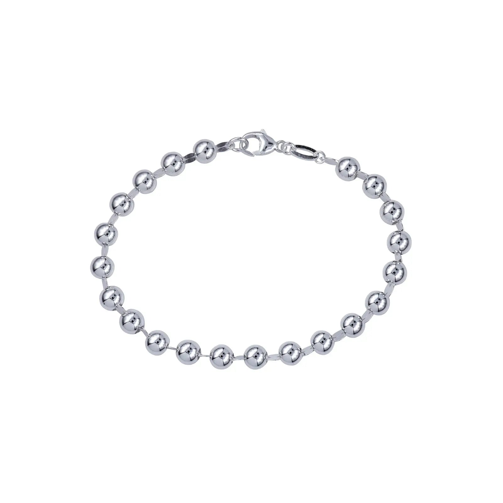 Sterling Silver Fancy Ball Bracelet