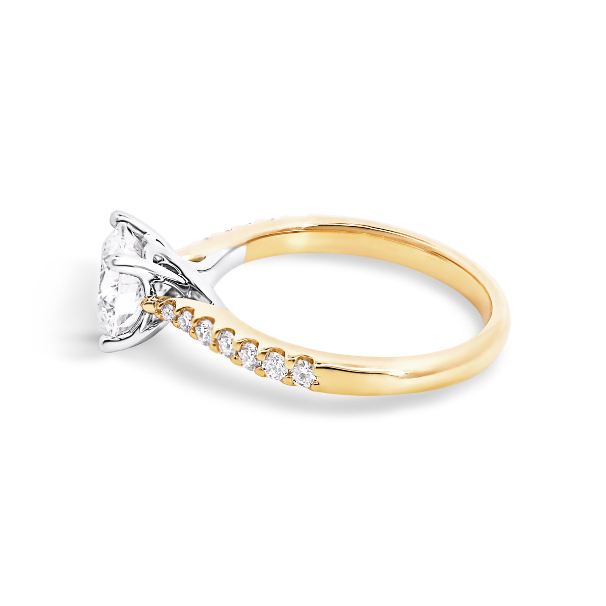 The Ava | 1.81ct Round Lab Grown Diamond Engagement Ring