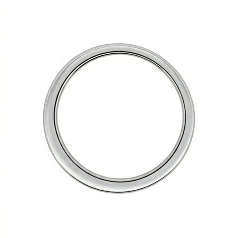 Ladies Platinum Plain Wedding Ring - alternate view