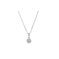 9ct White Gold Diamond Pendant
