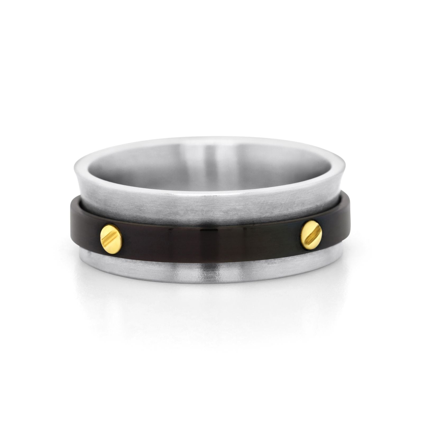 Gents Stainless Steel Spinning Ring