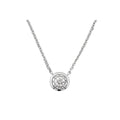 9ct White Gold Miraculous Diamond Set Necklace
