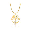 Dreamtime 9ct Yellow Gold & Australian Diamond Set Boab Tree Pendant