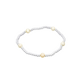 Sterling Silver Ball And Pearl Bracelet