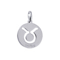 Taurus | Sterling Silver Cut Out Zodiac Pendant