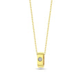 9ct Yellow Gold Screw Head Motif Necklace
