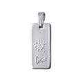 Fine Silver Cancer Zodiac Pendant