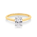 The Chanel | 1.03ct Oval Lab Grown Diamond Engagement Ring