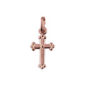 9ct Rose Gold Small Fancy Cross