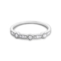 9ct White Gold Diamond Wedding Ring