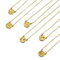 Yellow Gold Plated Sagittarius Necklace