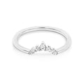 18ct White Gold Diamond Wedding Ring