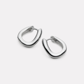 Najo Balm Sterling Silver Huggie Earrings