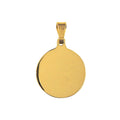 9Ct Yellow Gold 16Mm Flat Round Disc