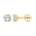Above Love Star 1.72ct Round Lab Grown Diamond Stud Earrings