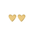 Yellow Gold Plated Tiny Heart Studs