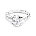 The Louise | 2.46ct Oval Lab Grown Diamond Engagement Ring