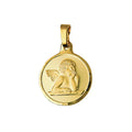9ct Yellow Gold Guardian Angel Medallion