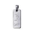 Fine Silver Capricorn Zodiac Pendant