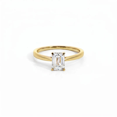 1.00ct Emerald Cut Lab Grown Diamond Engagement