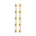 Najo Gold Plated Summer Veil Stud Earring