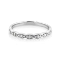 18ct White Gold Marquise Shape Diamond Wedding Band