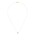 9Ct Yellow Gold Single Floating Ball Pendant With Chain