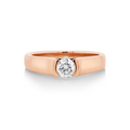 0.40ct Round Natural Diamond Ring