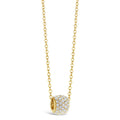 9ct Yellow Gold Cubic Zirconia Slider Necklace