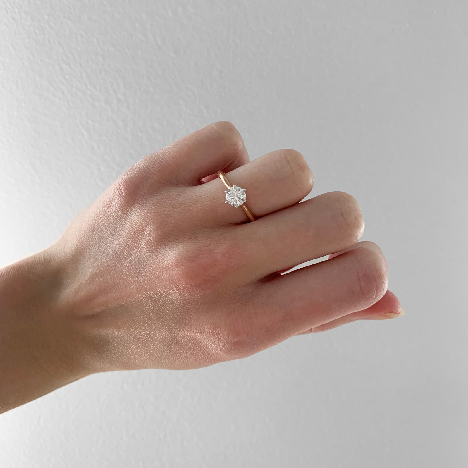 Engagement Ring On Hand