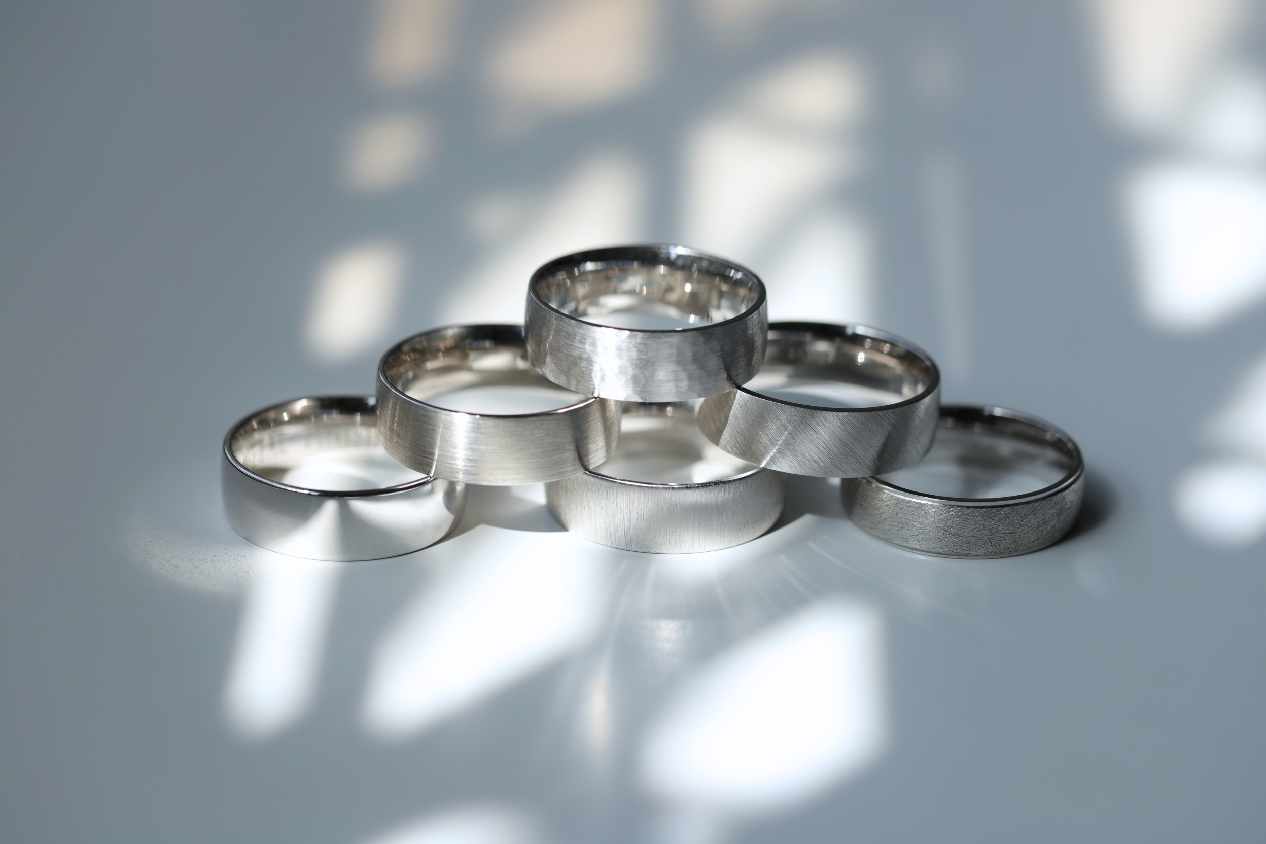 The Variety of Different Men's Wedding Ring Finishes