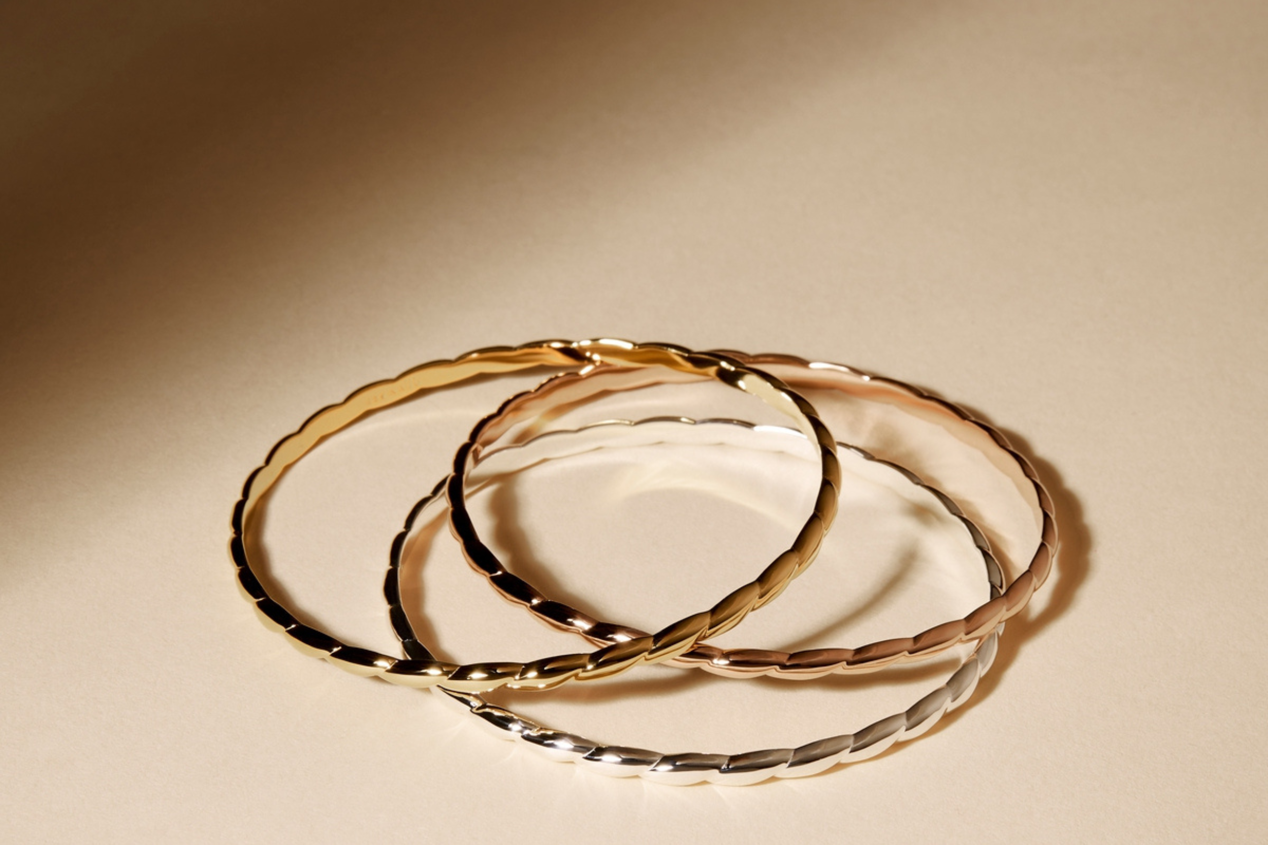 Gold sales coated bracelets