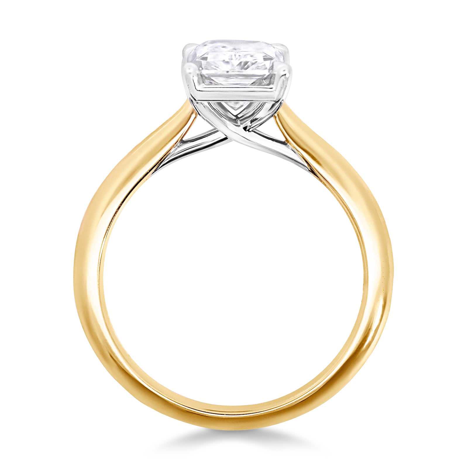 The Cate | 1.79ct Radiant Lab Grown Diamond Engagement Ring