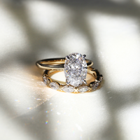 The Cara | 1.83ct Oval Lab Grown Diamond Engagement Ring