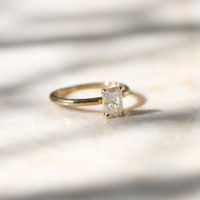 The Anna | 1.00ct Radiant Lab Grown Diamond Engagement Ring